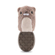 Bark Blue Cotton/Rubber PB Beaver Dog Toy Medium