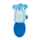 Bark Blue Cotton/Rubber PB Beaver Dog Toy Medium