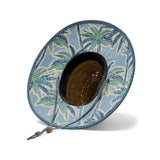 Hemlock Lifeguard Hat Jacquard Palms One Size Fits Most