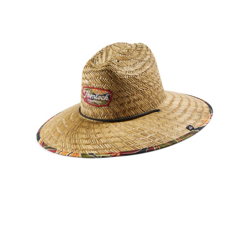 Hemlock Lifeguard Hat Tropical Foliage One Size Fits Most