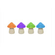 Alpine Multicolored Polyresin 6 in. H Mushroom Solar Statue