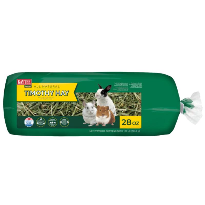 Kaytee Forti-Diet Timothy Hay Small Animal Food 28 oz