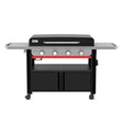 Weber Slate 36" w/Cabinet 4 Burner Liquid Propane Outdoor Griddle Black