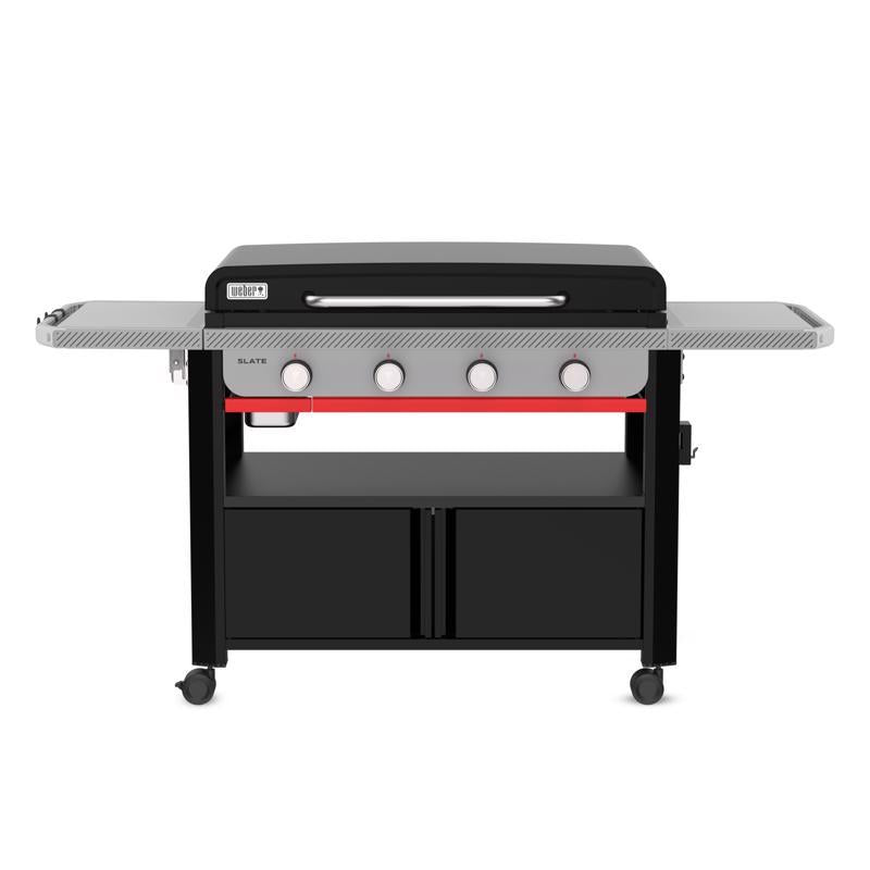 Weber Slate 36" w/Cabinet 4 Burner Liquid Propane Outdoor Griddle Black