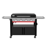 Weber Slate 36" w/Cabinet 4 Burner Liquid Propane Outdoor Griddle Black