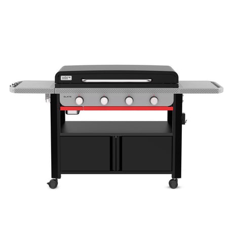 Weber Slate 36" w/Cabinet 4 Burner Liquid Propane Outdoor Griddle Black