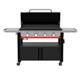 Weber Slate 36" w/Cabinet 4 Burner Liquid Propane Outdoor Griddle Black