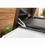 Weber Slate 36" w/Cabinet 4 Burner Liquid Propane Outdoor Griddle Black