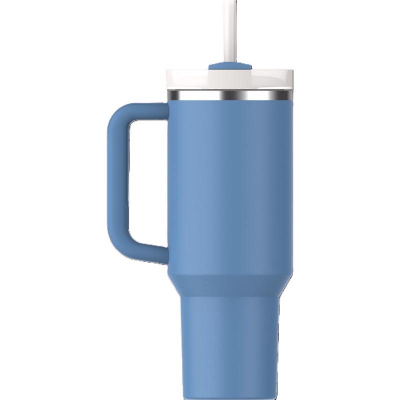 Stanley The Quencher H2.0 FlowState 40 oz Blue Sky BPA Free Double-wall Vacuum Insulated Tumbler