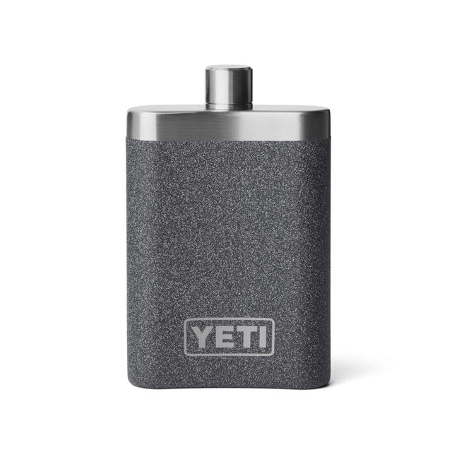 YETI 7 oz Black Stone Stainless Steel Flask
