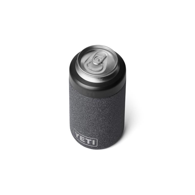 YETI Rambler 12 oz Black Stone BPA Free Colster Can Insulator