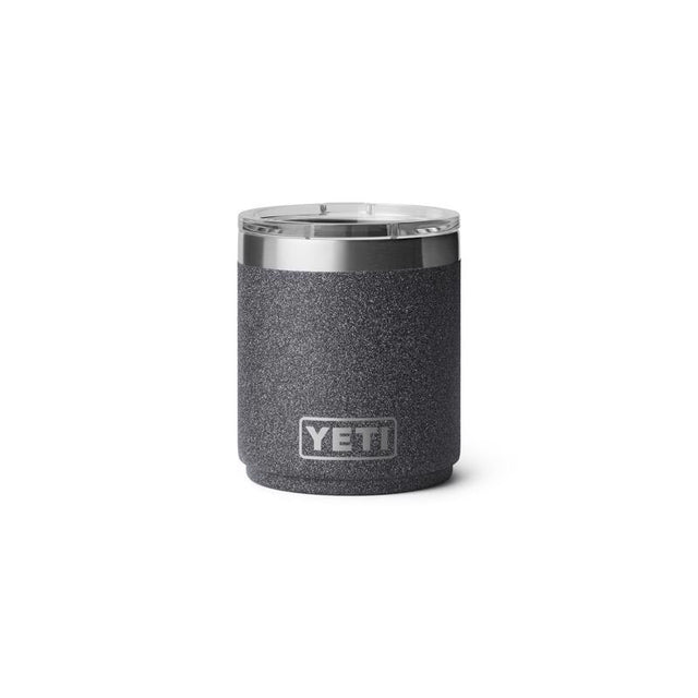 YETI Rambler 10 oz Black Stone BPA Free Lowball 2.0 Tumbler with MagSlider Lid