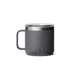 YETI Rambler 14 oz Black Stone BPA Free Ceramic Lined Stackable Mug with MagSlider Lid