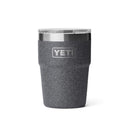YETI Rambler 16 oz Black Stone BPA Free Stackable Tumbler with MagSlider Lid