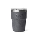 YETI Rambler 16 oz Black Stone BPA Free Stackable Tumbler with MagSlider Lid