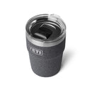 YETI Rambler 16 oz Black Stone BPA Free Stackable Tumbler with MagSlider Lid