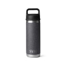 YETI Rambler 18 oz Black Stone BPA Free Bottle with Chug Cap
