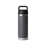 YETI Rambler 18 oz Black Stone BPA Free Bottle with Chug Cap