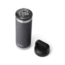 YETI Rambler 18 oz Black Stone BPA Free Bottle with Chug Cap