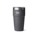 YETI Rambler 20 oz Black Stone BPA Free Stackable Tumbler with MagSlider Lid