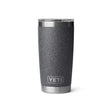 YETI Rambler 20 oz Black Stone BPA Free Tumbler with MagSlider Lid