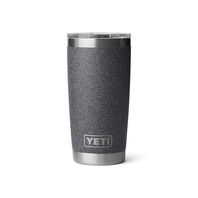 YETI Rambler 20 oz Black Stone BPA Free Tumbler with MagSlider Lid
