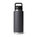 YETI Rambler 36 oz Black Stone BPA Free Bottle with Chug Cap