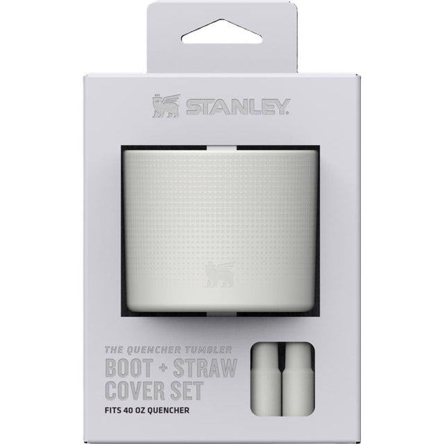 Stanley Boot And Straw Topper 0 oz Pale Stone BPA Free Boot and Straw Cover Set