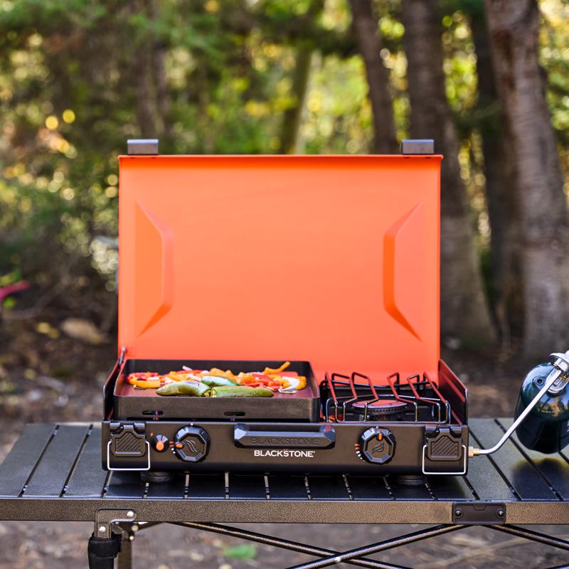 Blackstone 2 Burner Liquid Propane Tabletop Outdoor Griddle Black