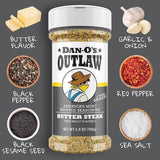 Dan-O's Outlaw Butter Steak BBQ Seasoning 6.9 oz