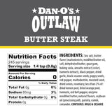 Dan-O's Outlaw Butter Steak BBQ Seasoning 6.9 oz