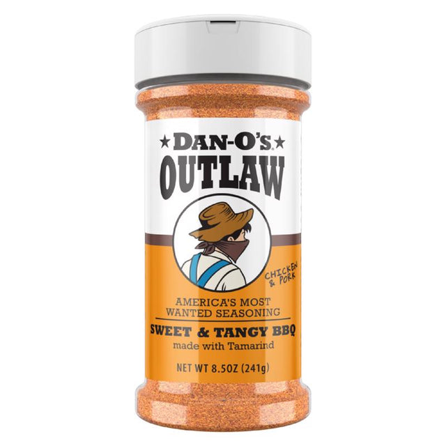 Dan-O's Outlaw Sweet & Tangy BBQ BBQ Seasoning 8.5 oz