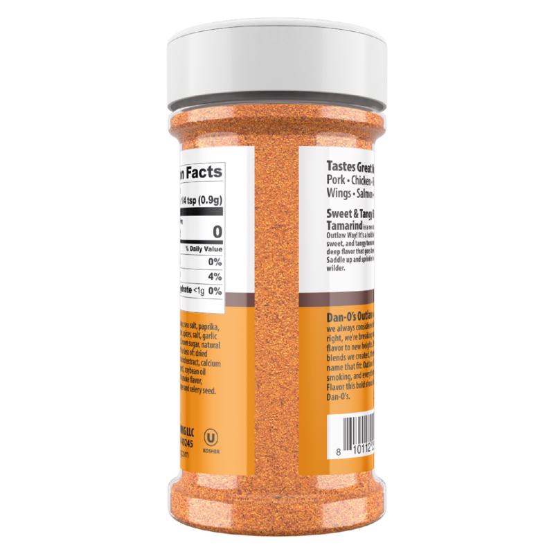 Dan-O's Outlaw Sweet & Tangy BBQ BBQ Seasoning 8.5 oz