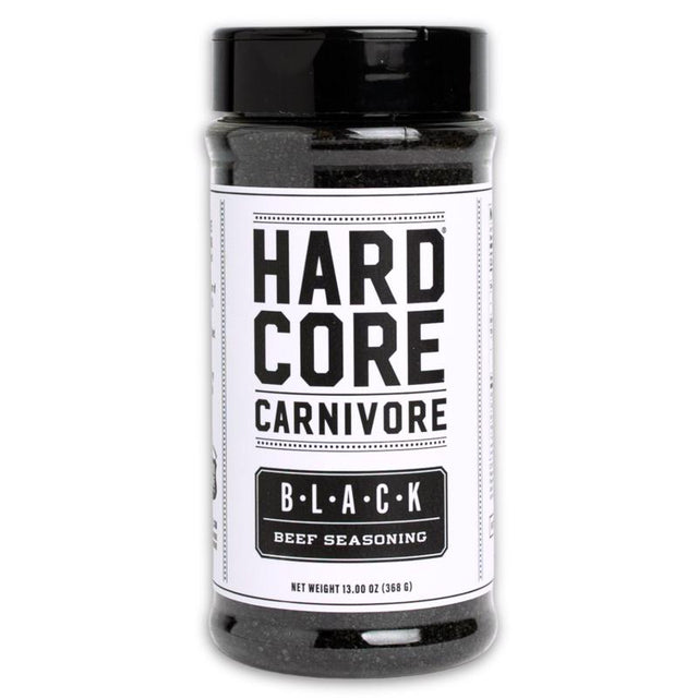 Hardcore Carnivore Black Bar-B-Q Rub/Seasoning 13 oz