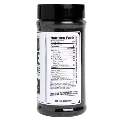 Hardcore Carnivore Black Bar-B-Q Rub/Seasoning 13 oz