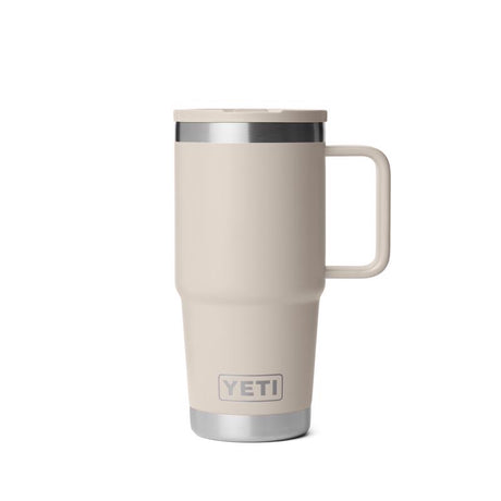 YETI Rambler 20 oz Cape Taupe BPA Free Travel Straw Mug