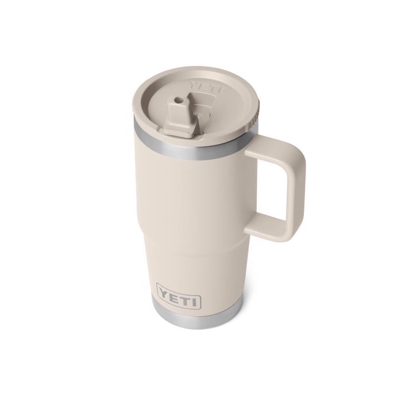 YETI Rambler 20 oz Cape Taupe BPA Free Travel Straw Mug