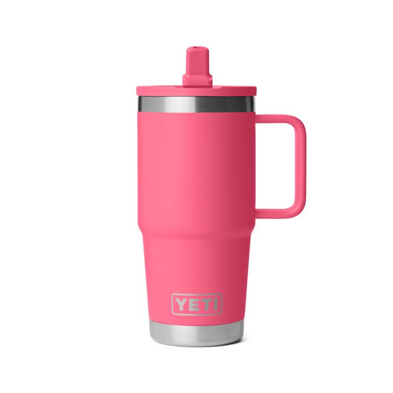 YETI Rambler 20 oz Tropical Pink BPA Free Travel Straw Mug