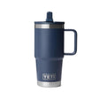 YETI Rambler 20 oz Navy BPA Free Travel Straw Mug