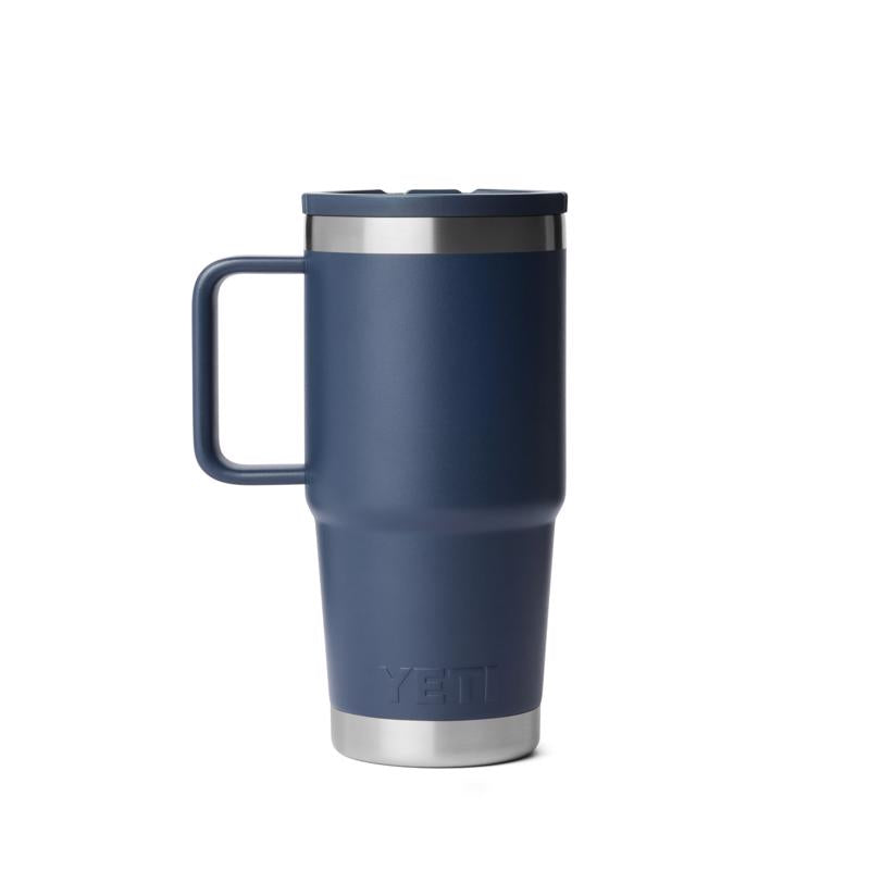 YETI Rambler 20 oz Navy BPA Free Travel Straw Mug