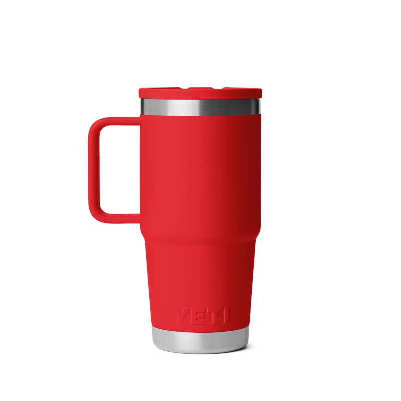 YETI Rambler 20 oz Rescue Red BPA Free Travel Straw Mug