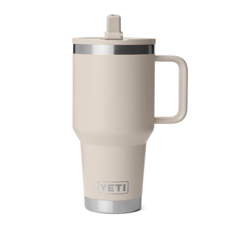 YETI Rambler 30 oz Cape Taupe BPA Free Travel Straw Mug