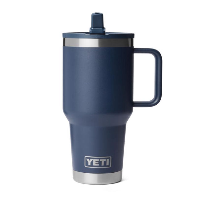 YETI Rambler 30 oz Navy BPA Free Travel Straw Mug