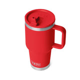 YETI Rambler 30 oz Rescue Red BPA Free Travel Straw Mug