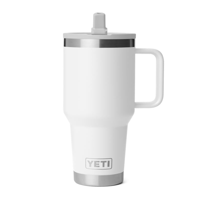 YETI Rambler 30 oz White BPA Free Travel Straw Mug