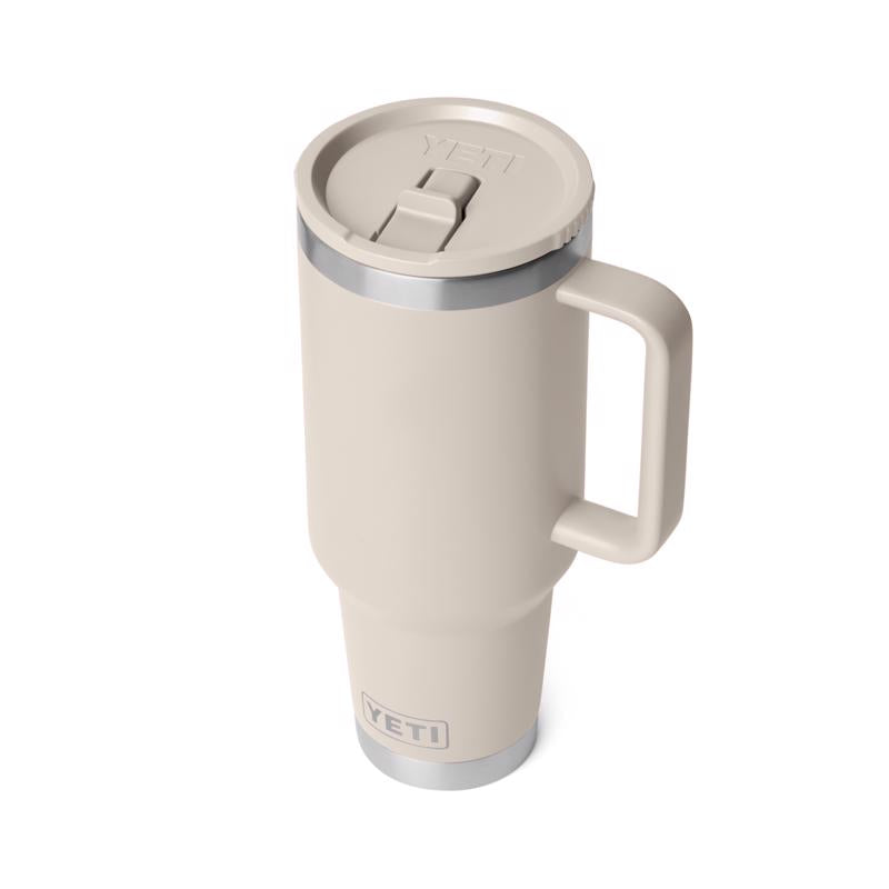 YETI Rambler 40 oz Cape Taupe BPA Free Travel Straw Mug