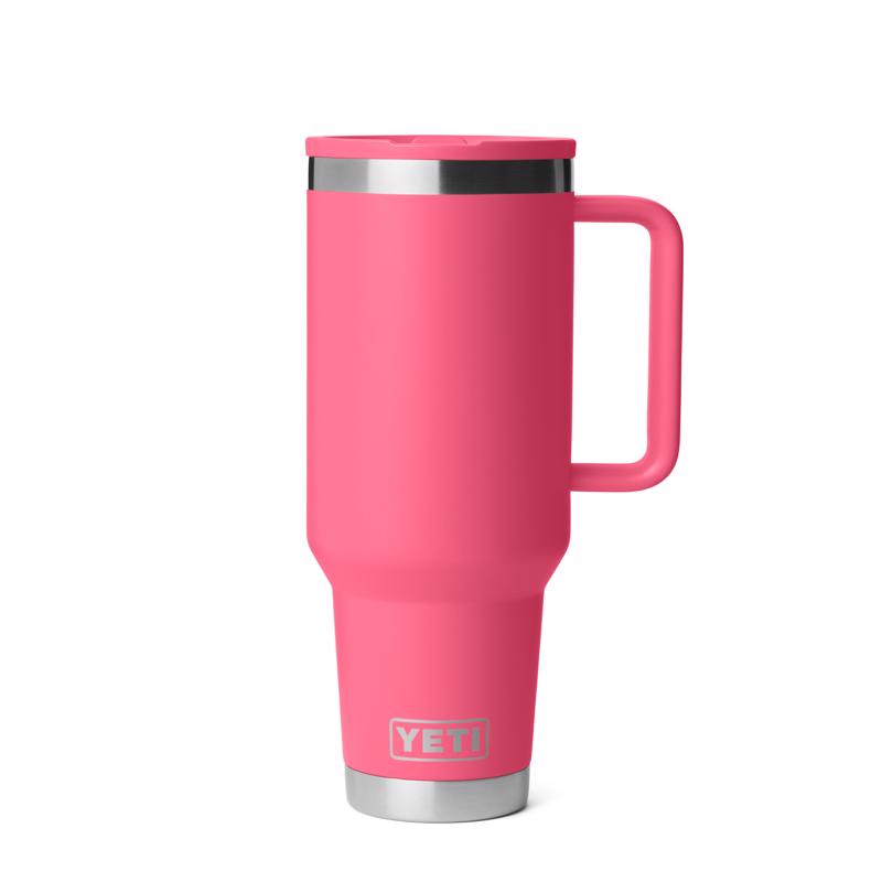 YETI Rambler 40 oz Tropical Pink BPA Free Travel Straw Mug