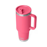 YETI Rambler 40 oz Tropical Pink BPA Free Travel Straw Mug