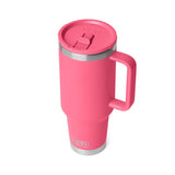 YETI Rambler 40 oz Tropical Pink BPA Free Travel Straw Mug