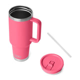 YETI Rambler 40 oz Tropical Pink BPA Free Travel Straw Mug